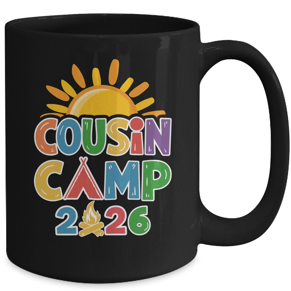 Cousin Camp 2026 Family Vacation Summer Camping Crew Mug | siriusteestore