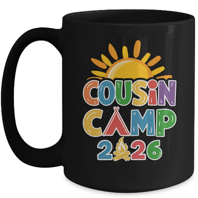Cousin Camp 2026 Family Vacation Summer Camping Crew Mug | siriusteestore