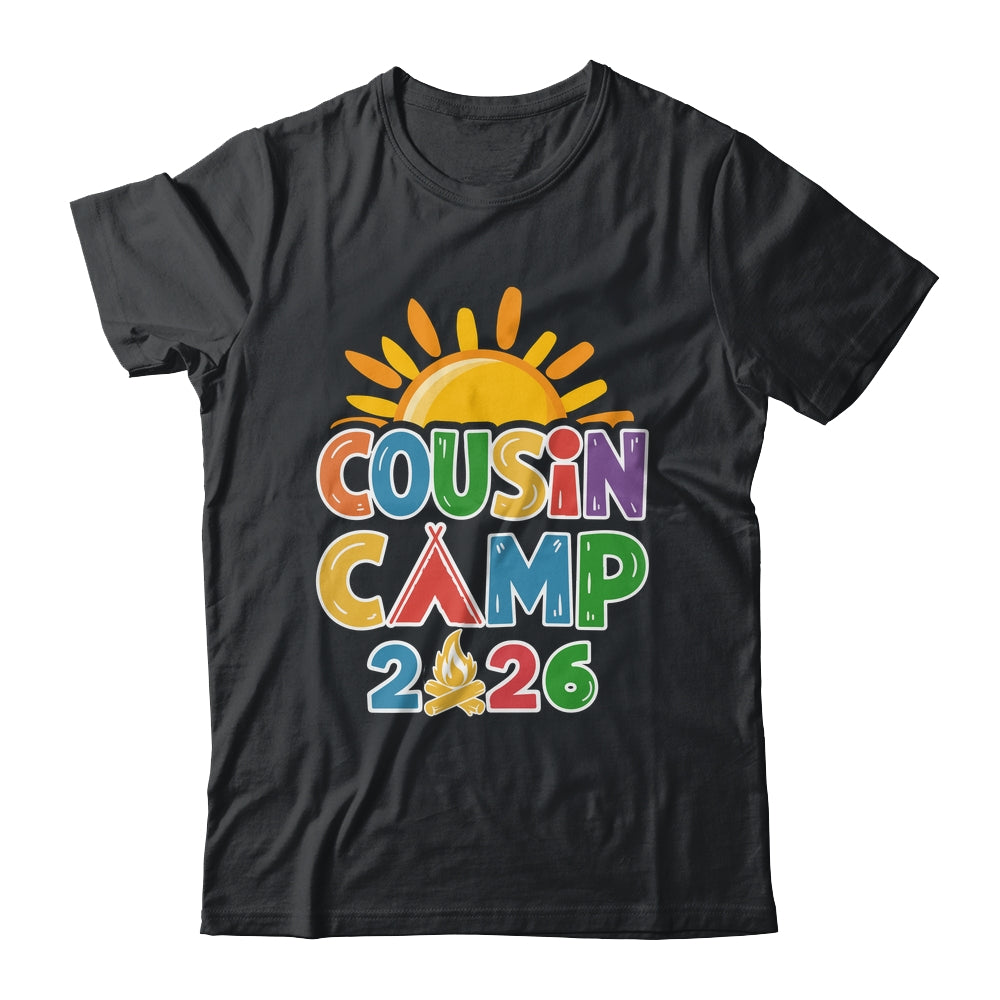 Cousin Camp 2026 Family Vacation Summer Camping Crew Shirt & Tank Top | siriusteestore