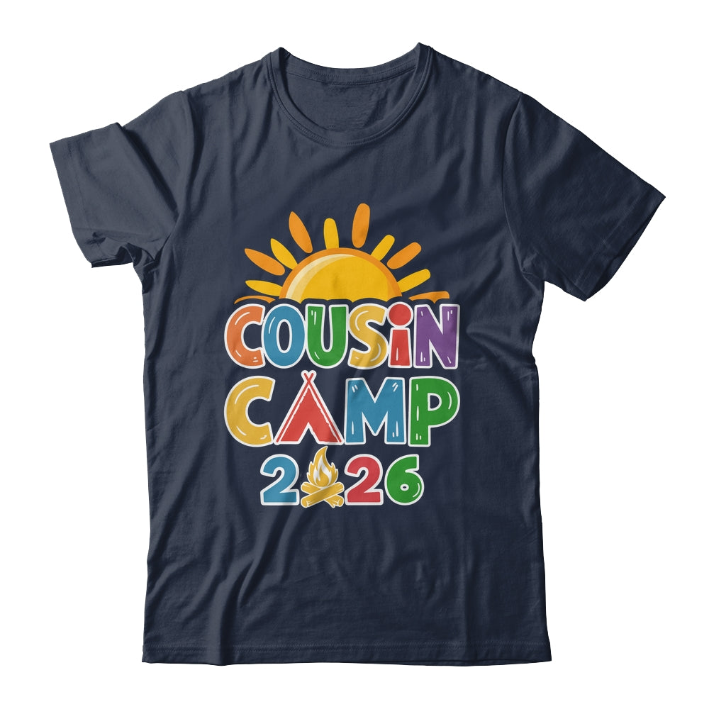 Cousin Camp 2026 Family Vacation Summer Camping Crew Shirt & Tank Top | siriusteestore