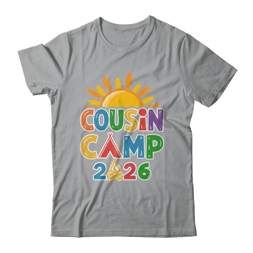 Cousin Camp 2026 Family Vacation Summer Camping Crew Shirt & Tank Top | siriusteestore