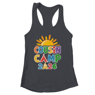Cousin Camp 2026 Family Vacation Summer Camping Crew Shirt & Tank Top | siriusteestore