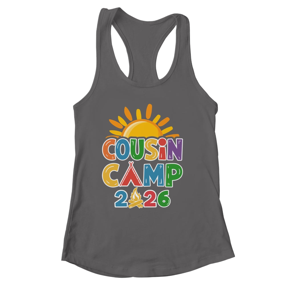 Cousin Camp 2026 Family Vacation Summer Camping Crew Shirt & Tank Top | siriusteestore