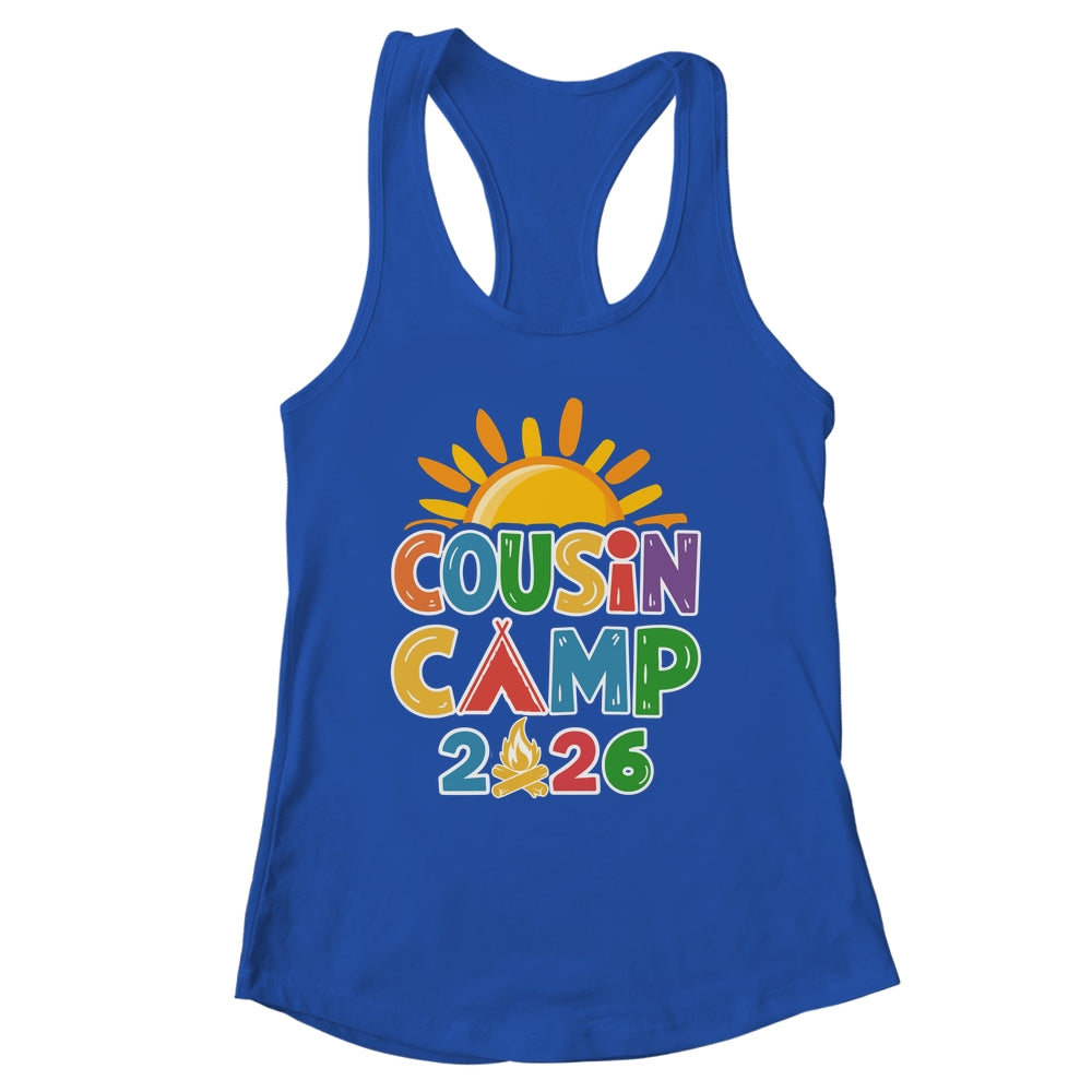 Cousin Camp 2026 Family Vacation Summer Camping Crew Shirt & Tank Top | siriusteestore