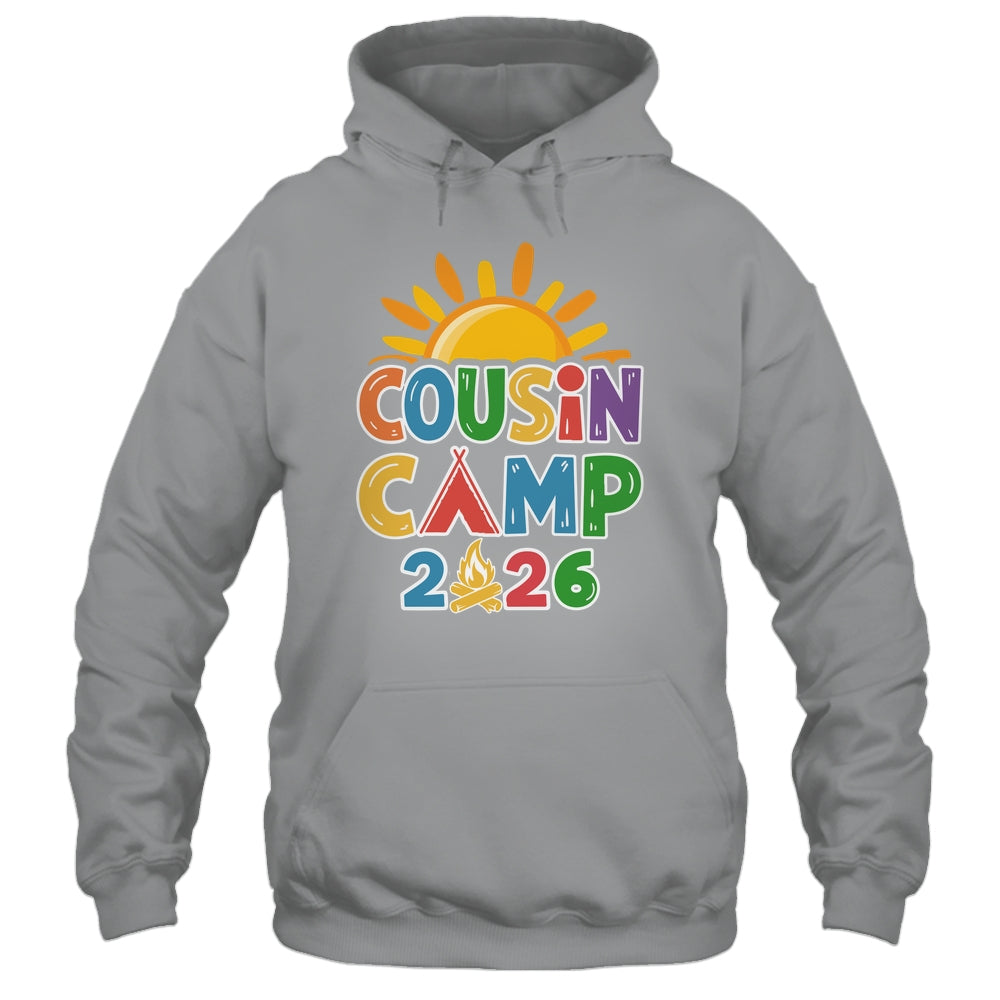 Cousin Camp 2026 Family Vacation Summer Camping Crew Shirt & Tank Top | siriusteestore