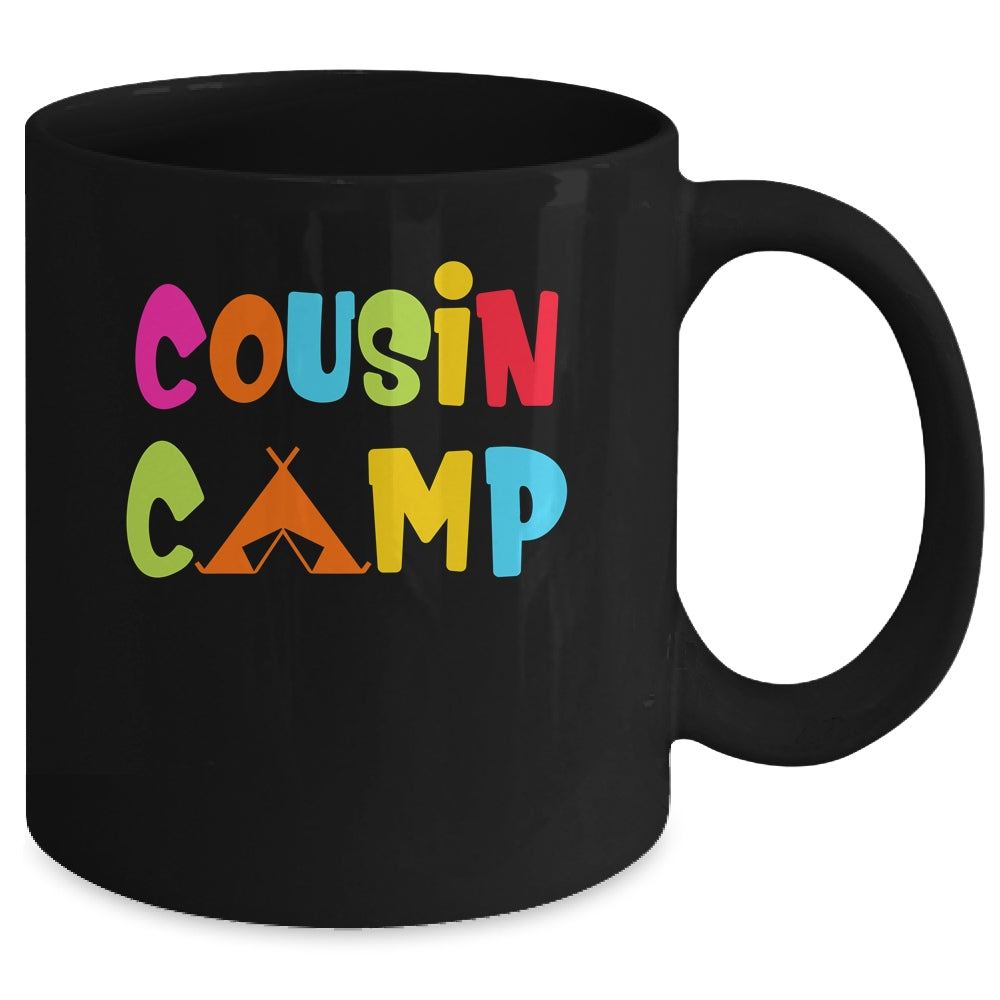 Cousin Camp Family Camping Summer Vacation Crew Mug | siriusteestore