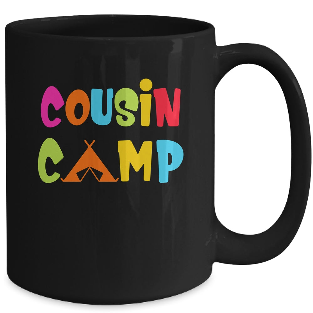 Cousin Camp Family Camping Summer Vacation Crew Mug | siriusteestore