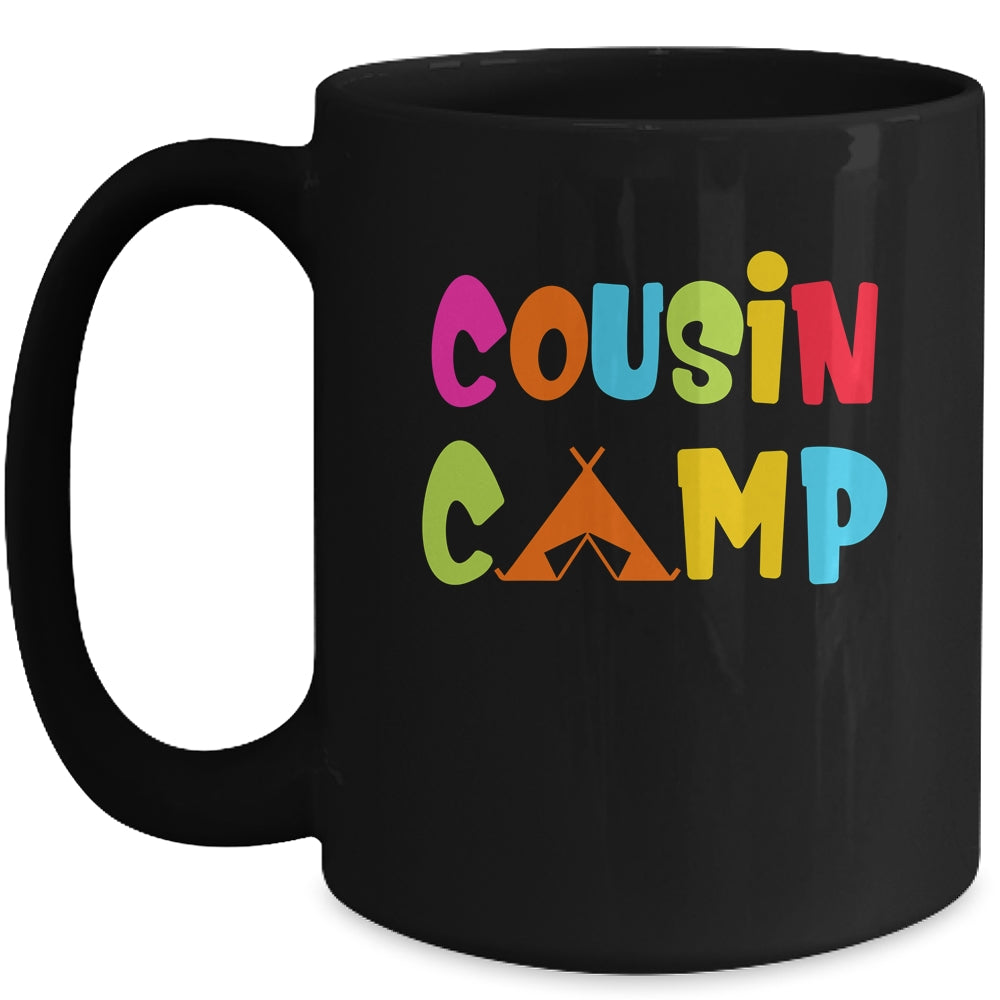 Cousin Camp Family Camping Summer Vacation Crew Mug | siriusteestore