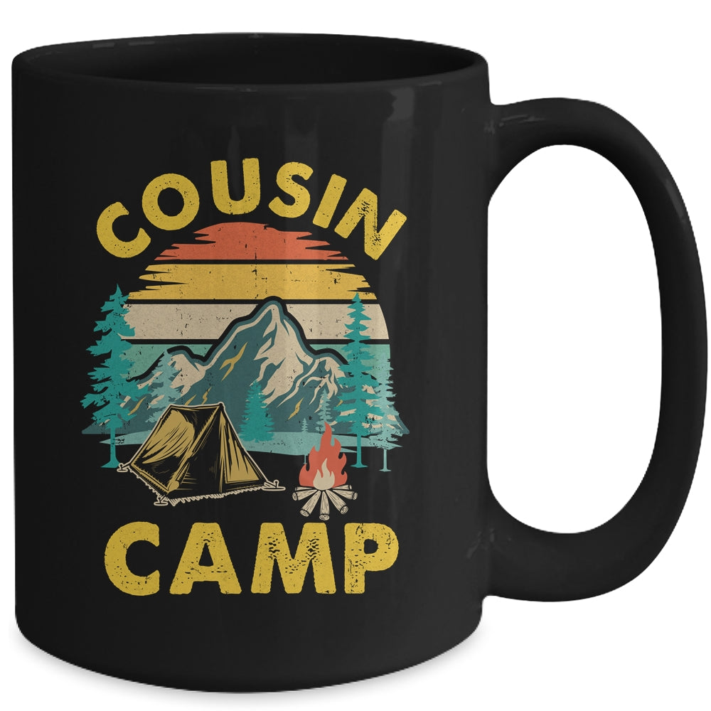 Cousin Camp Friends Summer Family Camping Vacation Mug | siriusteestore
