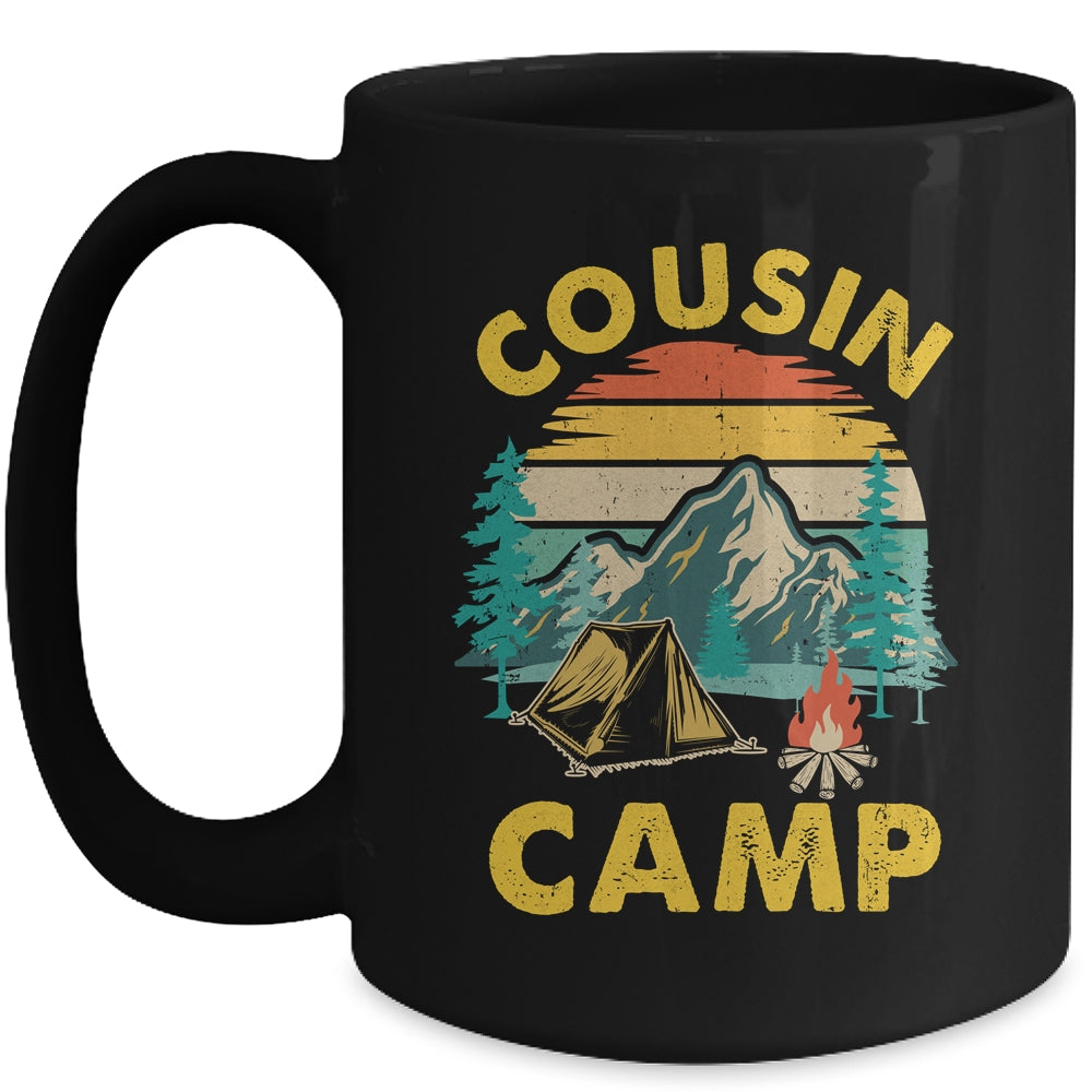 Cousin Camp Friends Summer Family Camping Vacation Mug | siriusteestore