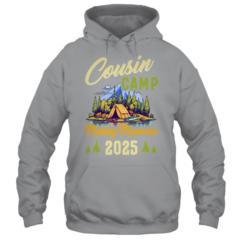 Cousin Camp Making Memories Summer Vacation Family 2025 Shirt & Tank Top | siriusteestore