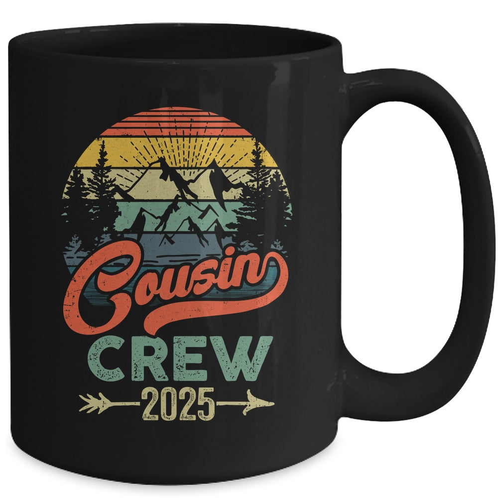 Cousin Crew 2025 Camping Family Reunion Making Memories Mug | siriusteestore