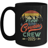 Cousin Crew 2025 Camping Family Reunion Making Memories Mug | siriusteestore