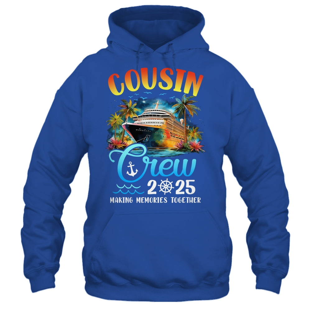 Cousin Crew 2025 Cousin Cruise Group Matching Vacation Party Shirt & Tank Top | siriusteestore