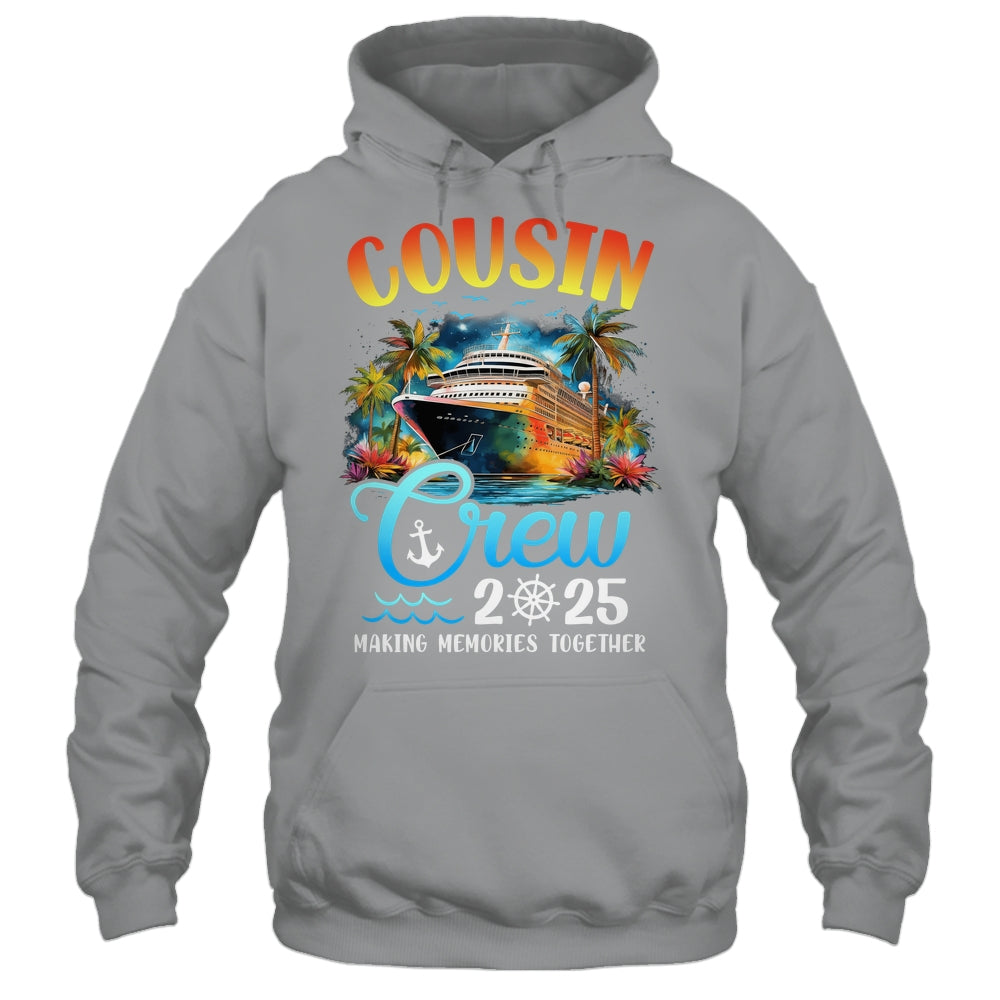 Cousin Crew 2025 Cousin Cruise Group Matching Vacation Party Shirt & Tank Top | siriusteestore