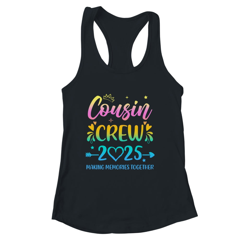 Cousin Crew 2025 Family Matching Women Girls Vacation Trip Shirt & Tank Top | siriusteestore
