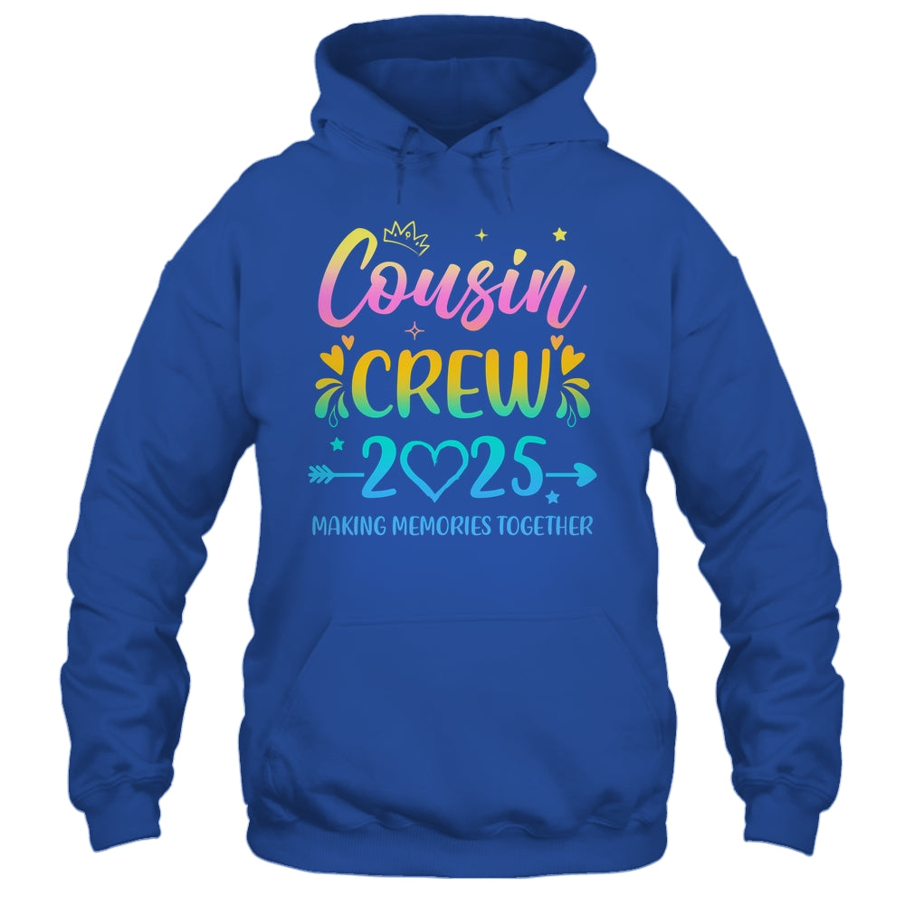 Cousin Crew 2025 Family Matching Women Girls Vacation Trip Shirt & Tank Top | siriusteestore