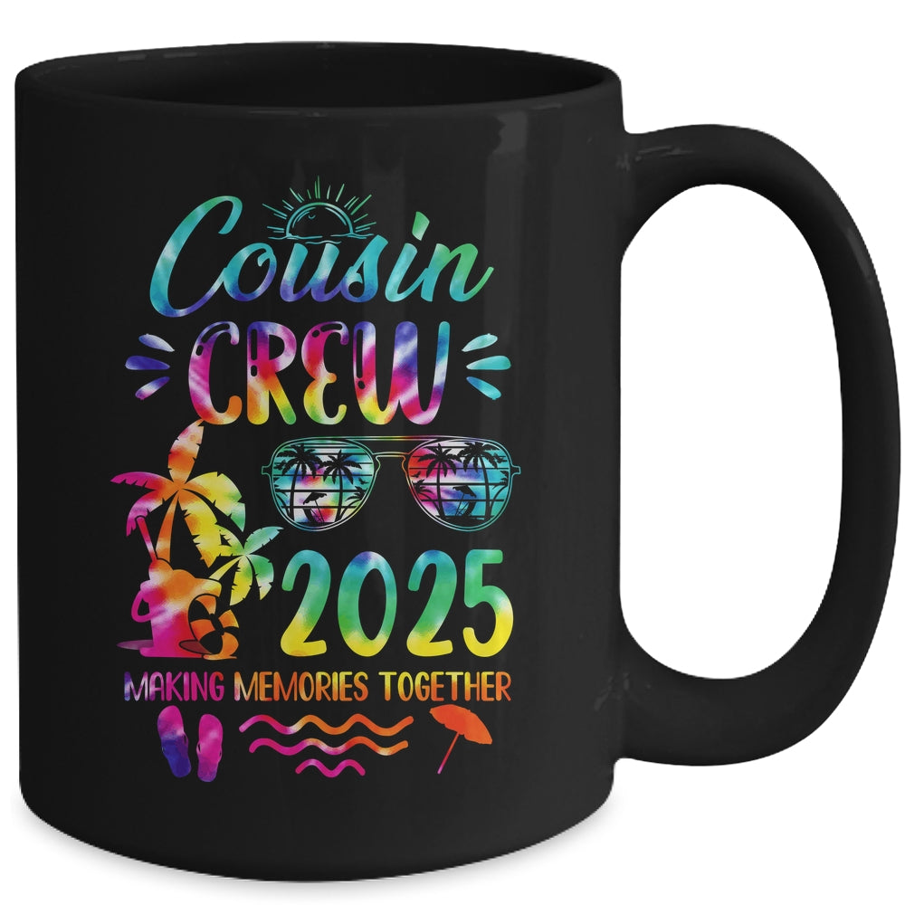 Cousin Crew 2025 Family Reunion Making Memories Tie Dye Mug | siriusteestore