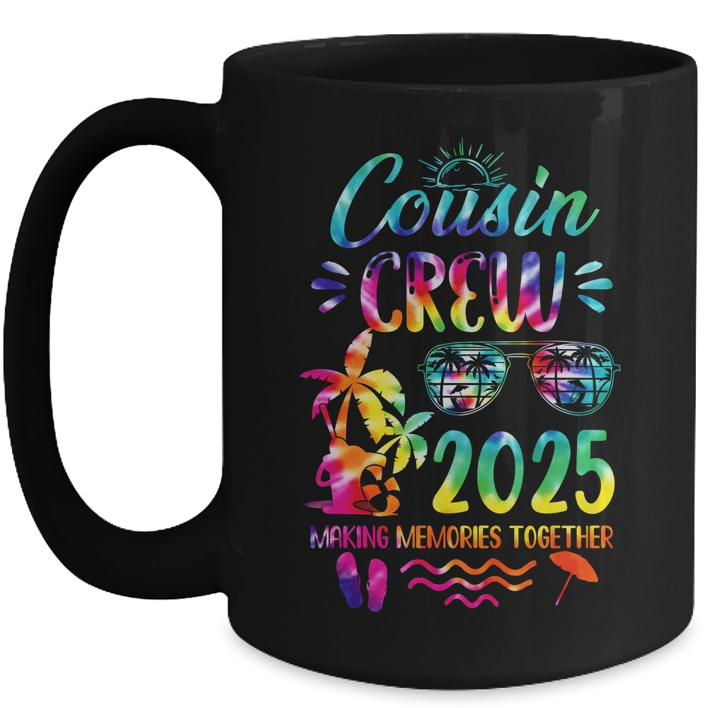 Cousin Crew 2025 Family Reunion Making Memories Tie Dye Mug | siriusteestore
