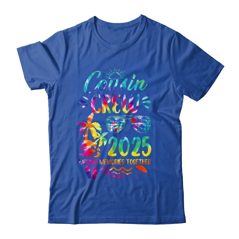 Cousin Crew 2025 Family Reunion Making Memories Tie Dye Shirt & Tank Top | siriusteestore