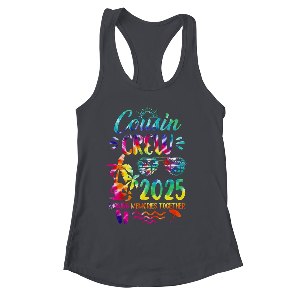 Cousin Crew 2025 Family Reunion Making Memories Tie Dye Shirt & Tank Top | siriusteestore
