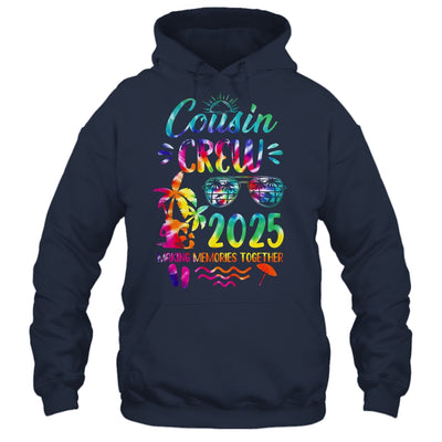 Cousin Crew 2025 Family Reunion Making Memories Tie Dye Shirt & Tank Top | siriusteestore