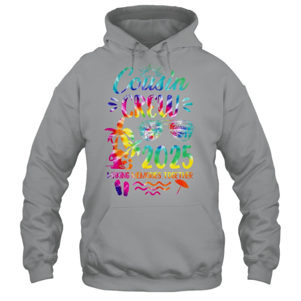 Cousin Crew 2025 Family Reunion Making Memories Tie Dye Shirt & Tank Top | siriusteestore