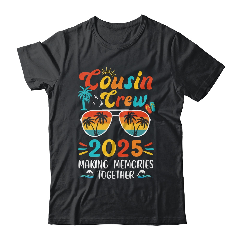 Cousin Crew 2025 Family Trips Matching Summer Vacation Beach Shirt & Tank Top | siriusteestore
