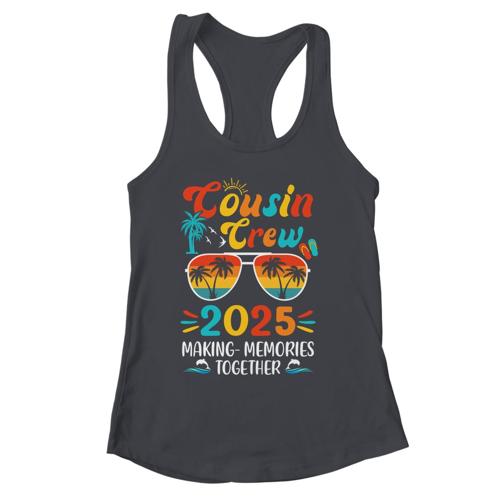 Cousin Crew 2025 Family Trips Matching Summer Vacation Beach Shirt & Tank Top | siriusteestore