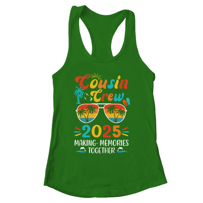 Cousin Crew 2025 Family Trips Matching Summer Vacation Beach Shirt & Tank Top | siriusteestore