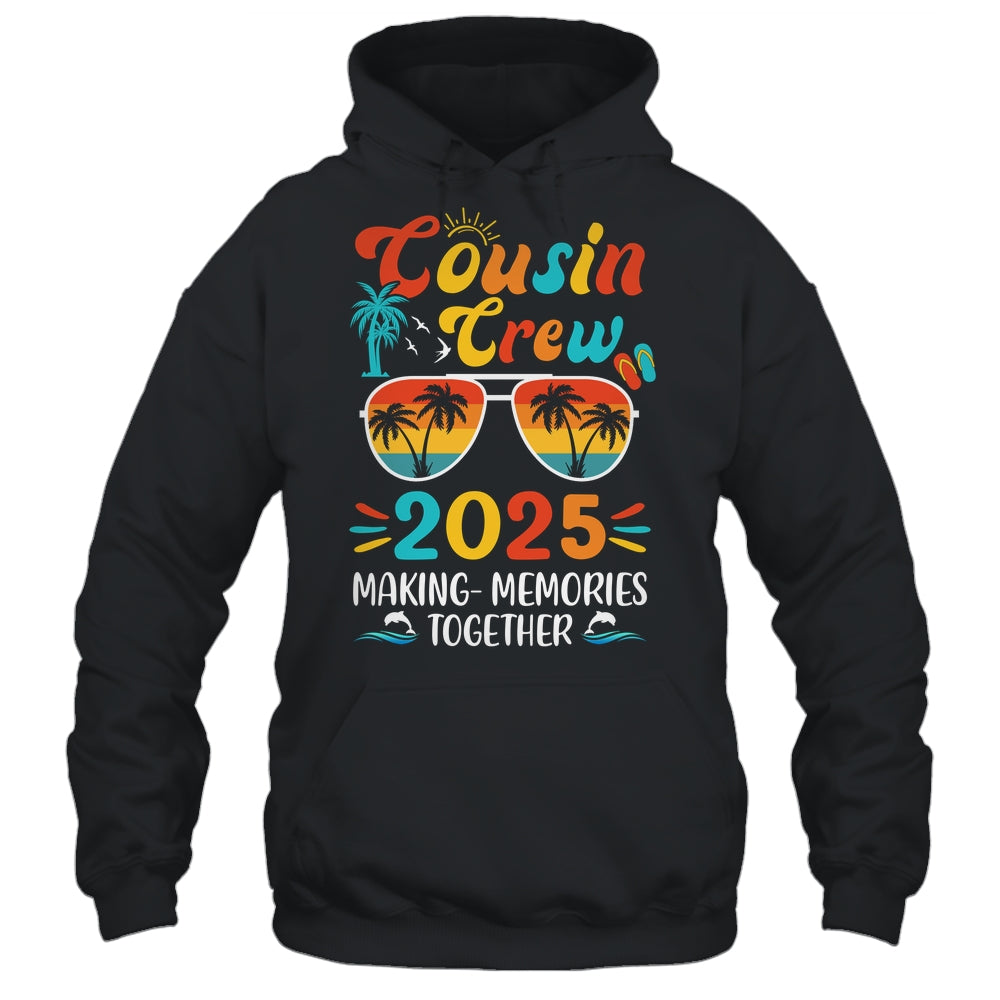 Cousin Crew 2025 Family Trips Matching Summer Vacation Beach Shirt & Tank Top | siriusteestore