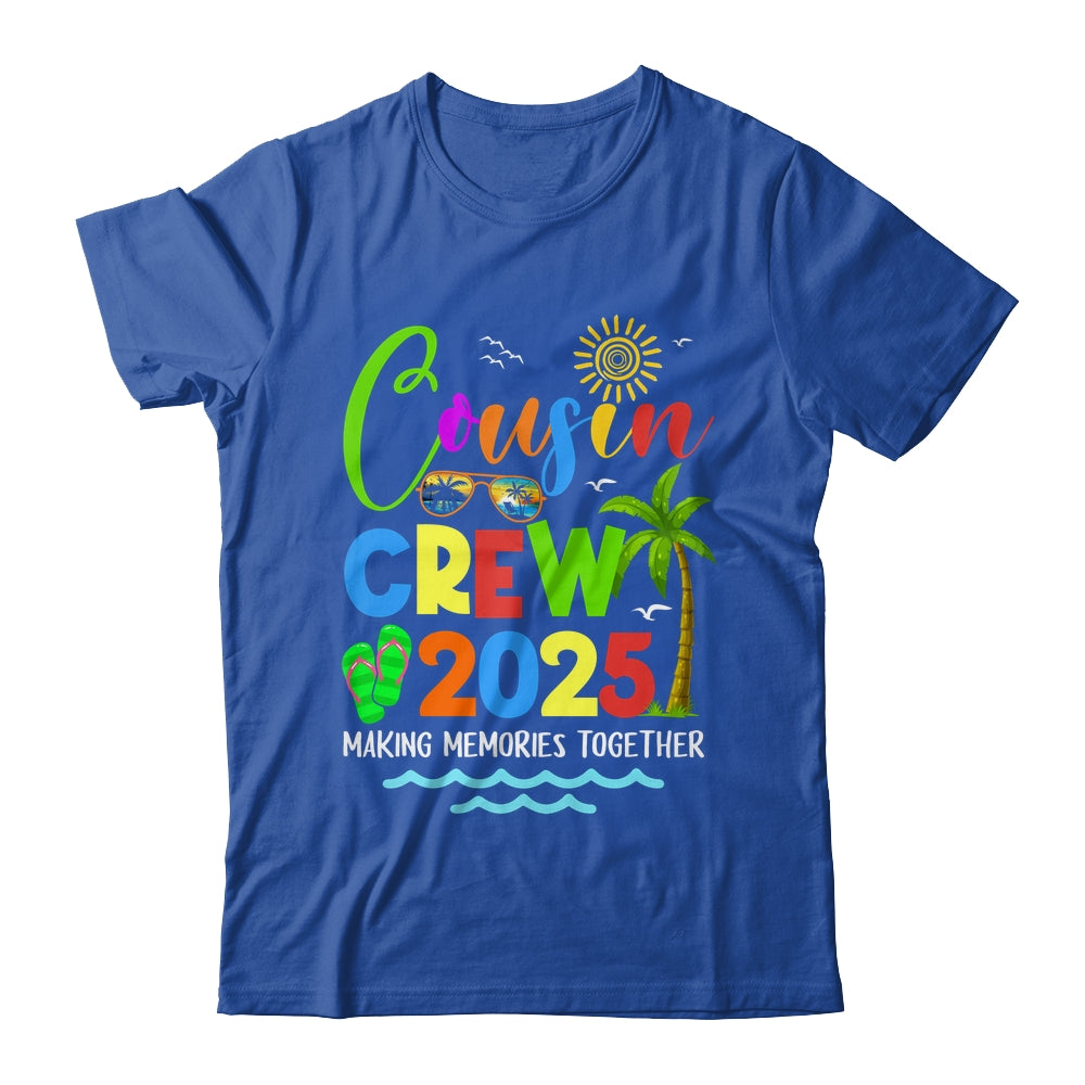 Cousin Crew 2025 Summer Vacation Beach Family Matching Trip Shirt & Tank Top | siriusteestore