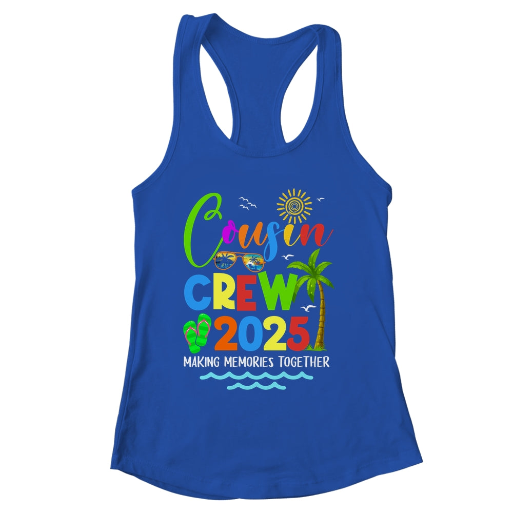 Cousin Crew 2025 Summer Vacation Beach Family Matching Trip Shirt & Tank Top | siriusteestore