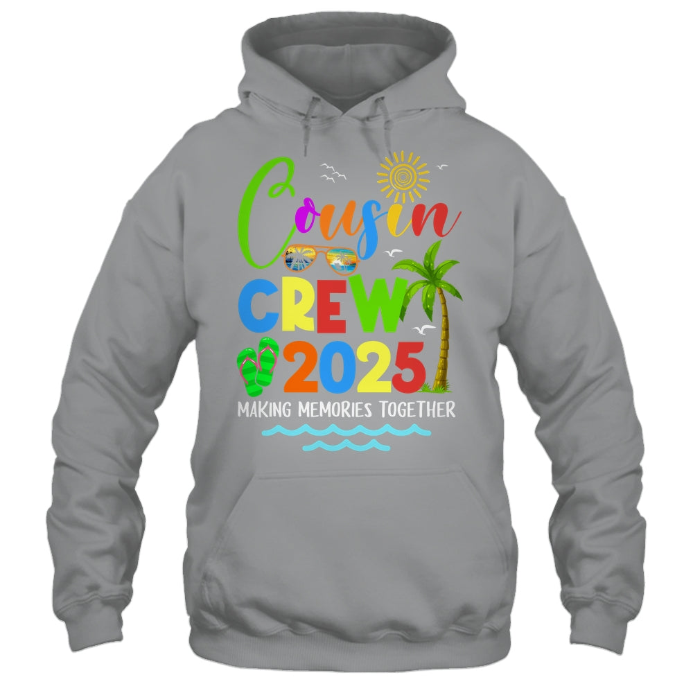 Cousin Crew 2025 Summer Vacation Beach Family Matching Trip Shirt & Tank Top | siriusteestore