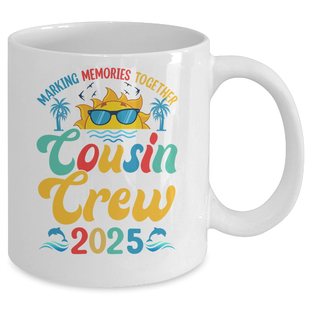 Cousin Crew 2025 Summer Vacation Beach Family Matching Trips Mug | siriusteestore