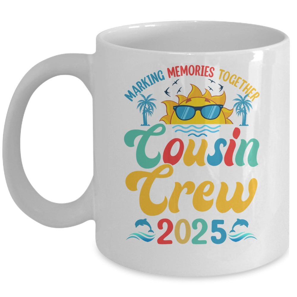 Cousin Crew 2025 Summer Vacation Beach Family Matching Trips Mug | siriusteestore