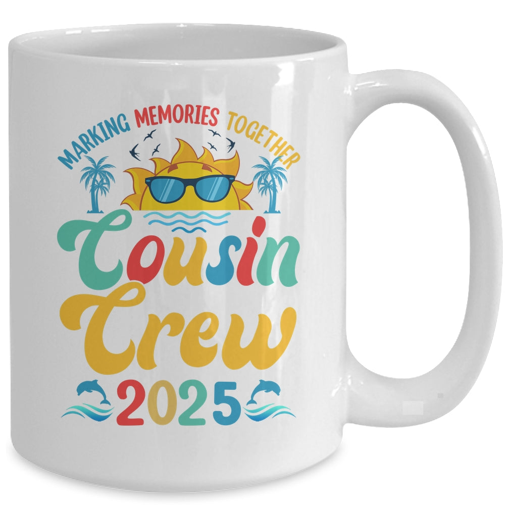 Cousin Crew 2025 Summer Vacation Beach Family Matching Trips Mug | siriusteestore