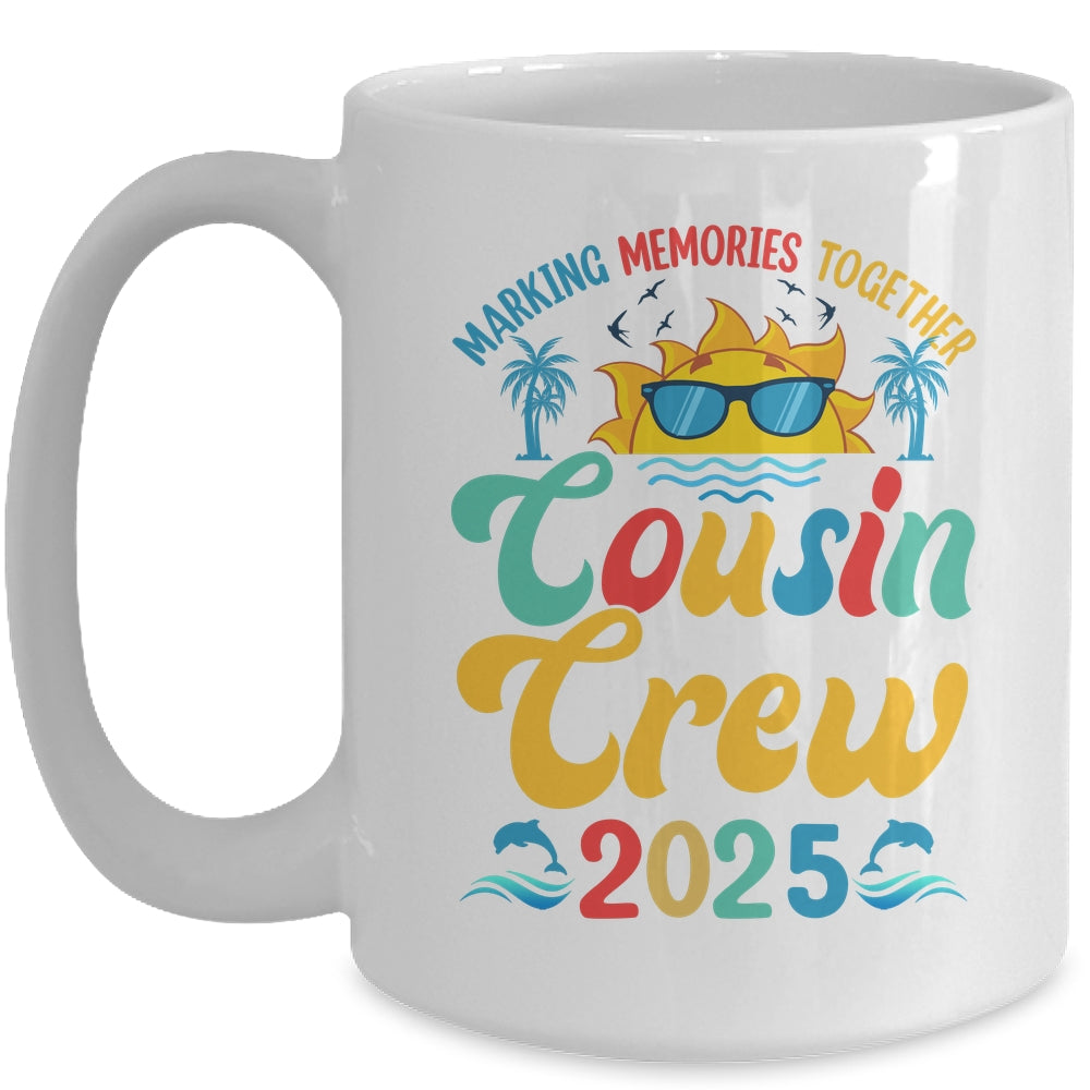 Cousin Crew 2025 Summer Vacation Beach Family Matching Trips Mug | siriusteestore
