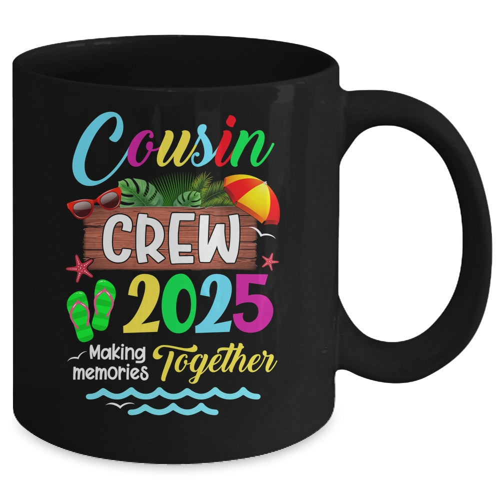 Cousin Crew 2025 Summer Vacation Beach Family Trip Matching Mug | siriusteestore