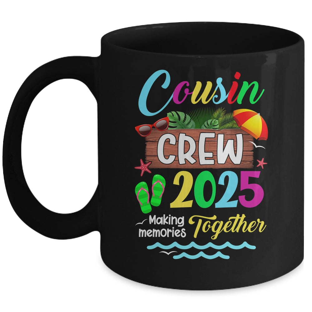 Cousin Crew 2025 Summer Vacation Beach Family Trip Matching Mug | siriusteestore