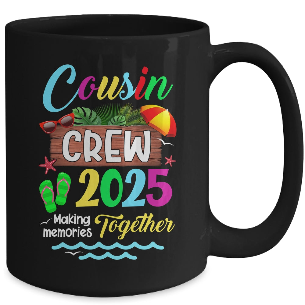 Cousin Crew 2025 Summer Vacation Beach Family Trip Matching Mug | siriusteestore
