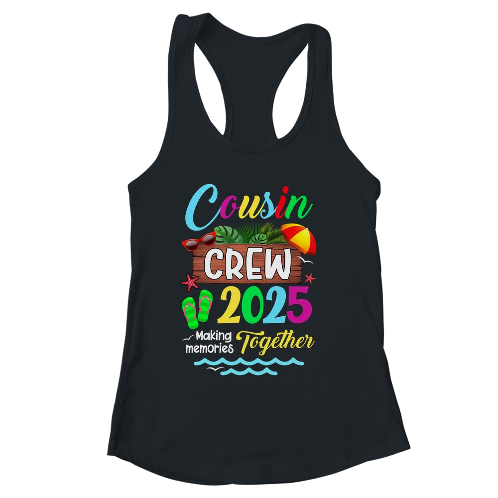 Cousin Crew 2025 Summer Vacation Beach Family Trip Matching Shirt & Tank Top | siriusteestore