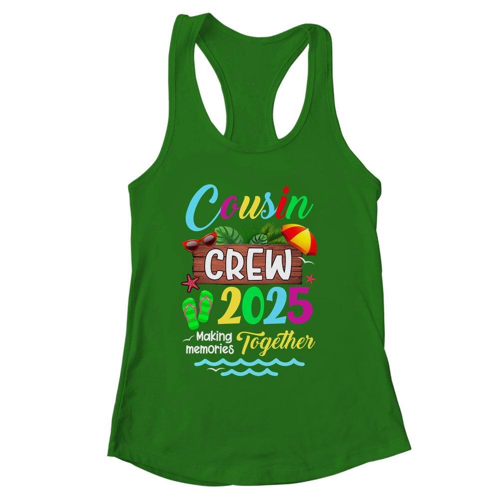 Cousin Crew 2025 Summer Vacation Beach Family Trip Matching Shirt & Tank Top | siriusteestore