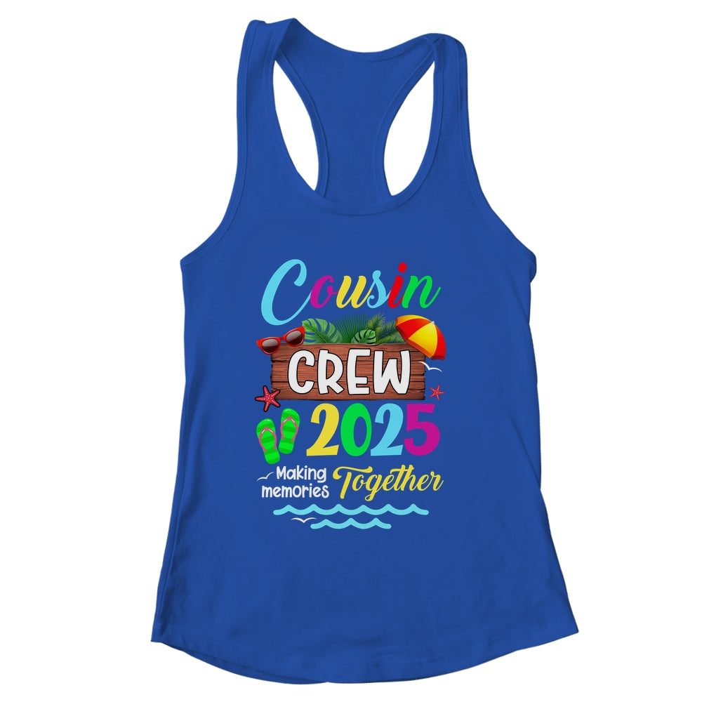 Cousin Crew 2025 Summer Vacation Beach Family Trip Matching Shirt & Tank Top | siriusteestore