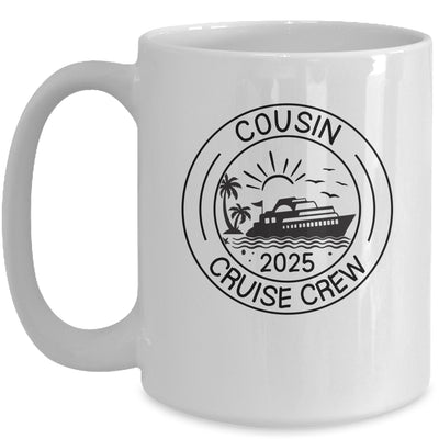 Cousin Crew 2025 Summer Vacation Cruise Cruising Trip Mug | siriusteestore