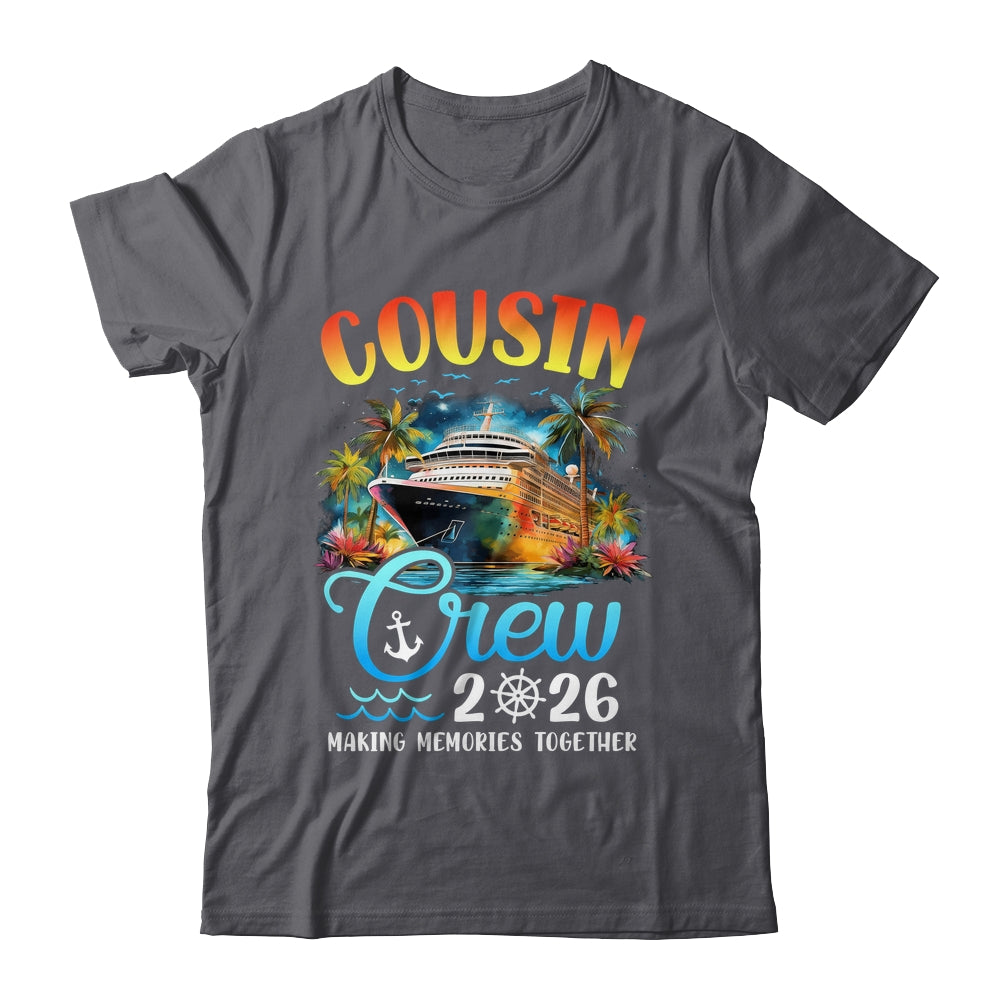 Cousin Crew 2026 Cousin Cruise Group Matching Vacation Party Shirt & Tank Top | siriusteestore