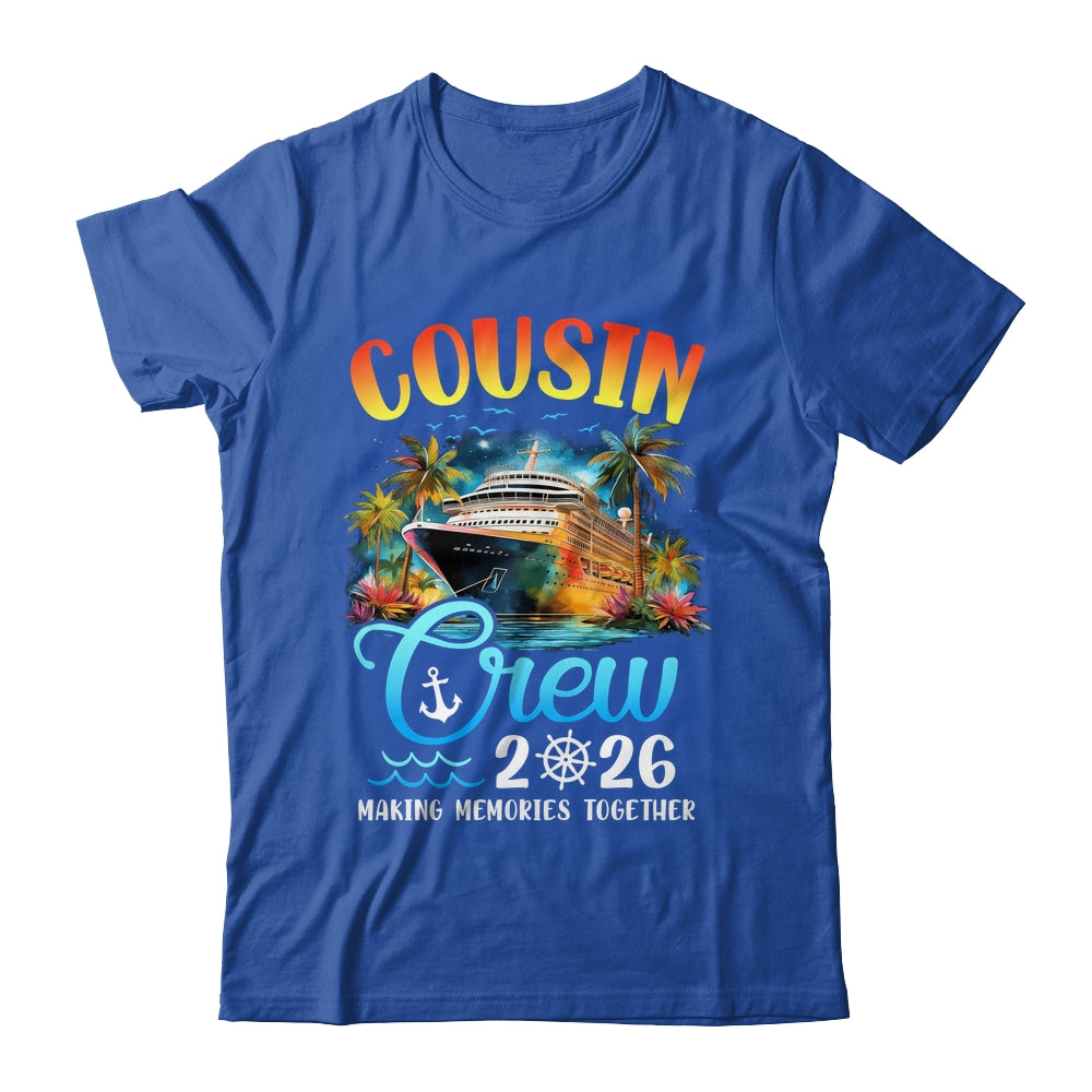 Cousin Crew 2026 Cousin Cruise Group Matching Vacation Party Shirt & Tank Top | siriusteestore