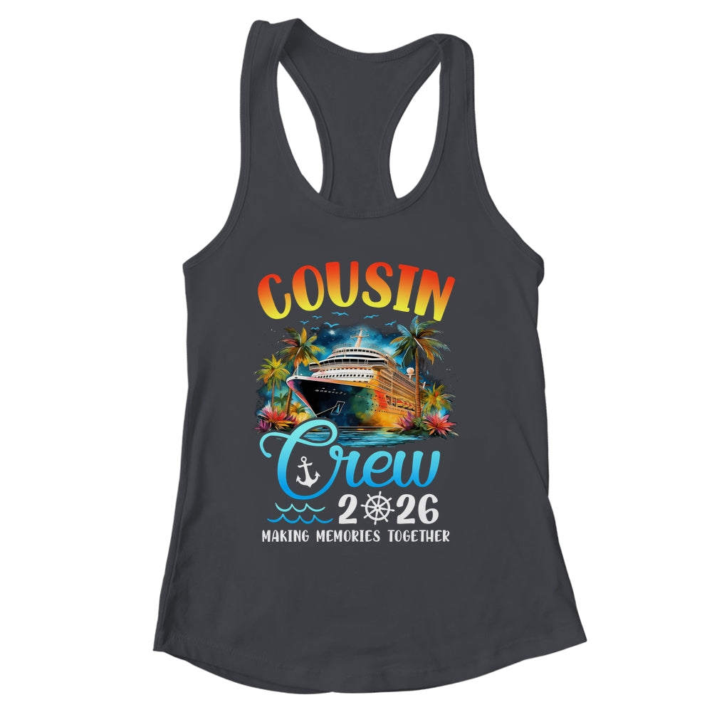Cousin Crew 2026 Cousin Cruise Group Matching Vacation Party Shirt & Tank Top | siriusteestore