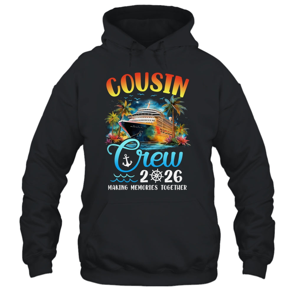 Cousin Crew 2026 Cousin Cruise Group Matching Vacation Party Shirt & Tank Top | siriusteestore