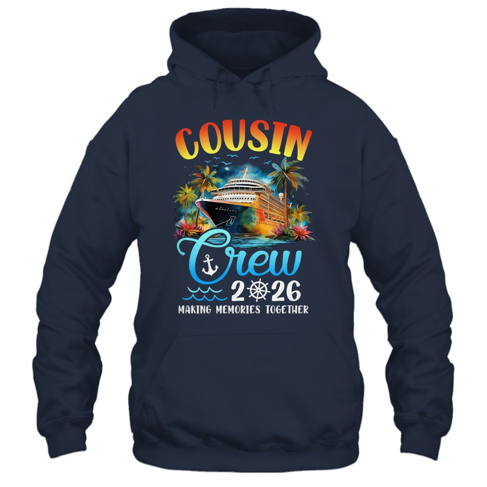 Cousin Crew 2026 Cousin Cruise Group Matching Vacation Party Shirt & Tank Top | siriusteestore